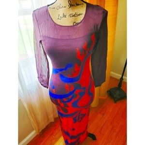 Vintage ILLIG Silk dress 1990/2000s